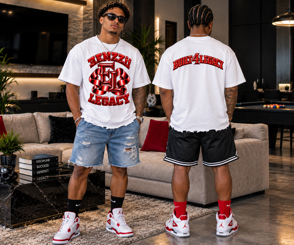 Built 4 Legacy Distressed Boxy T-shirt