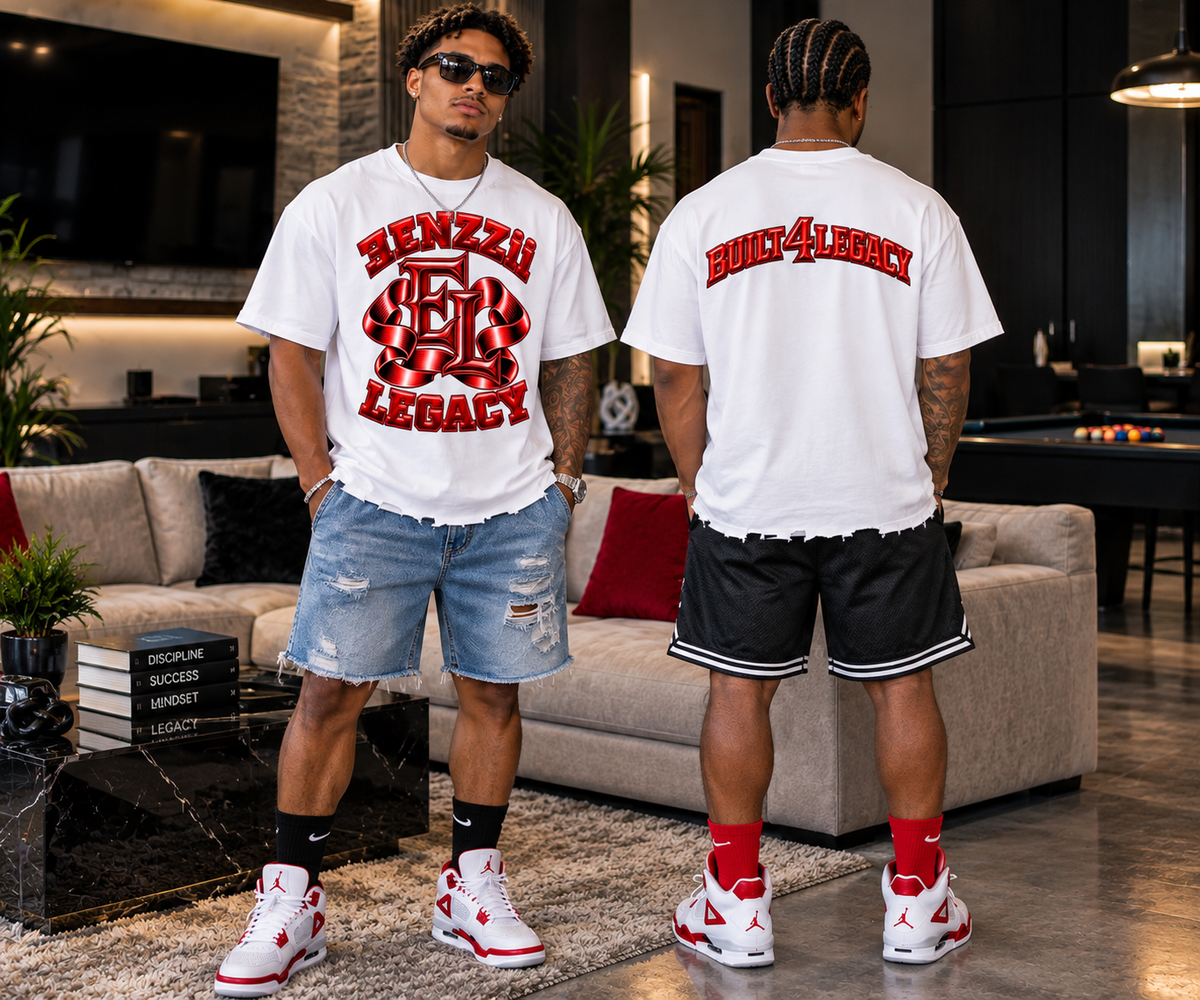 Built 4 Legacy Distressed Boxy T-shirt